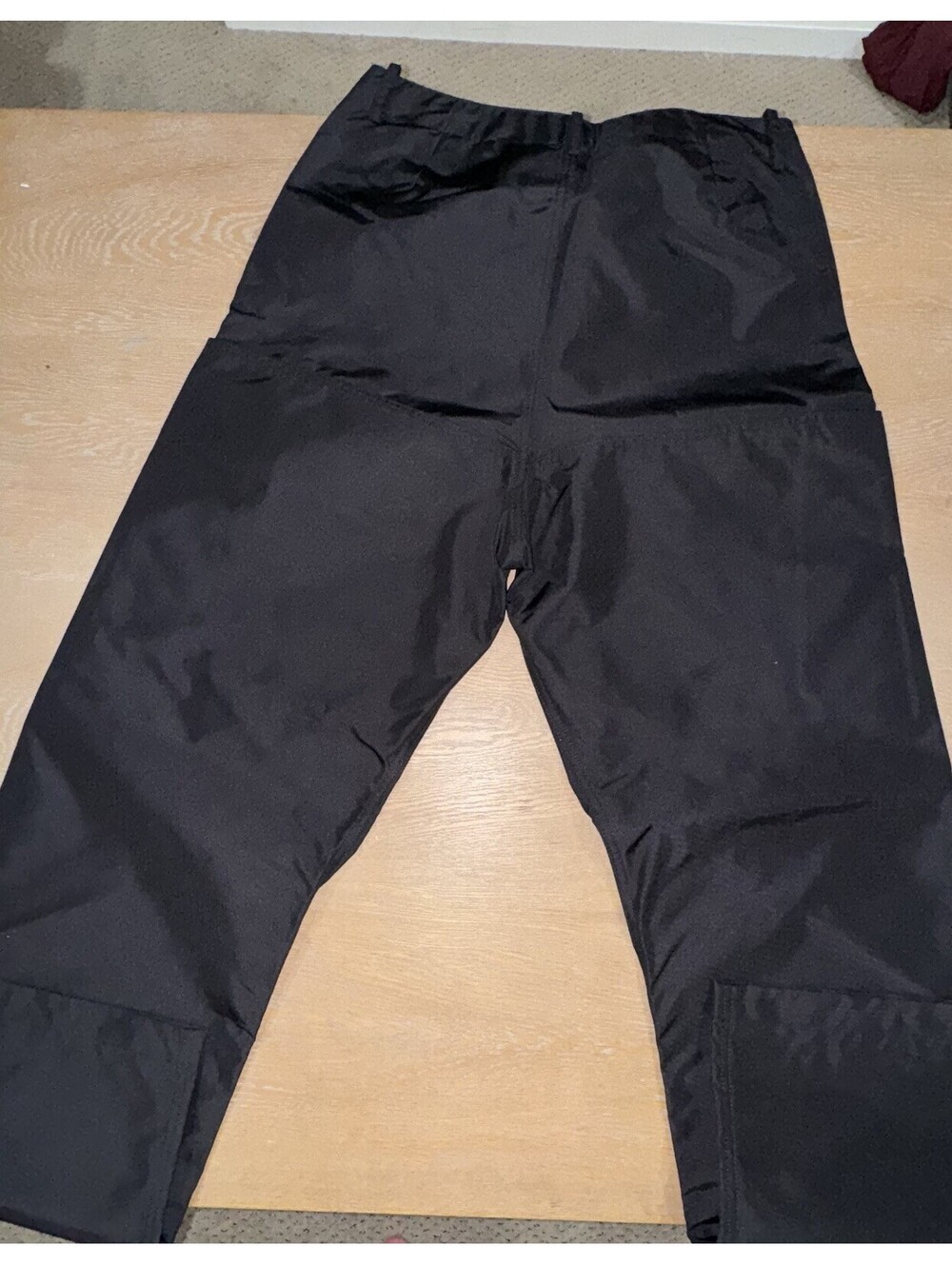 Yeezy Yzy Gap Balenciaga Mens Cordura Cargo Pants Black Nylon Barrel Leg Size 34 - Picture 4 of 4